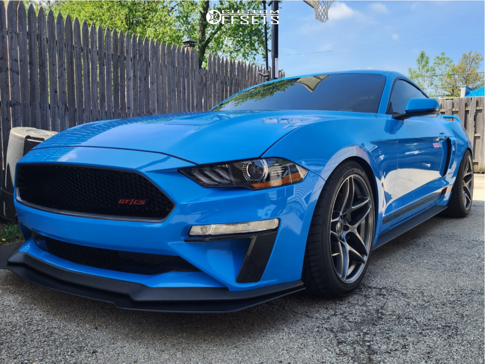 2023 Ford Mustang with 19x10.5 35 Kansei Astro and 285/35R19 Ohtsu
