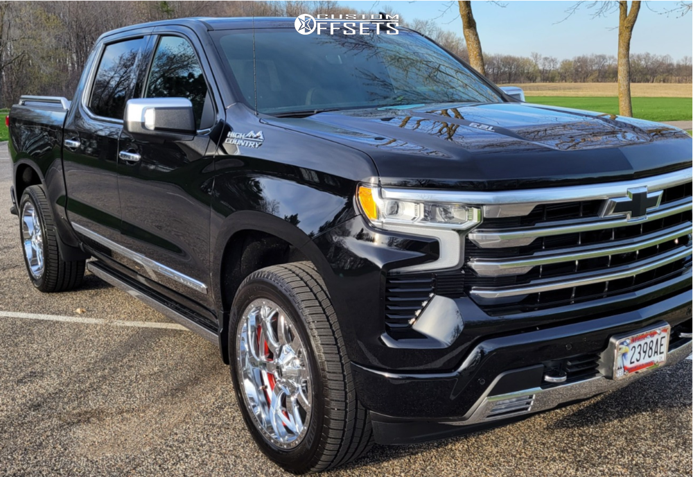 2023 Chevrolet Silverado 1500 with 22x10 10 Fuel 536 and 305/45R22