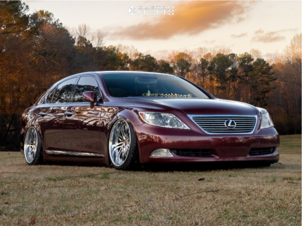 レクサス LS460 
中古車 2007 Lexus LS460 with 20x10.5 3 Work Rezax Premium and 245/35R20