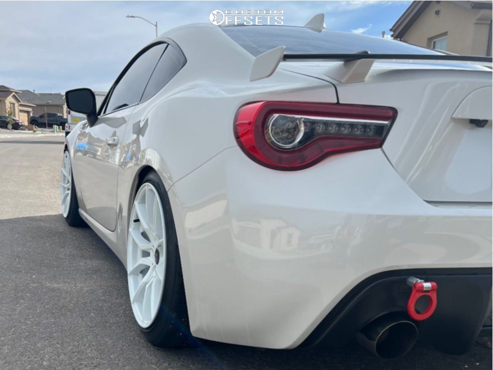 2020 Subaru BRZ with 18x9.5 35 Option Lab R716 and 225/40R18 Nitto