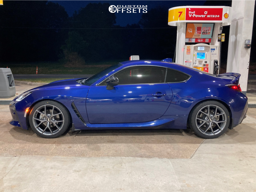 2022 Toyota GR86 with 18x8 36 BBS Sr and 225/40R18 Firestone