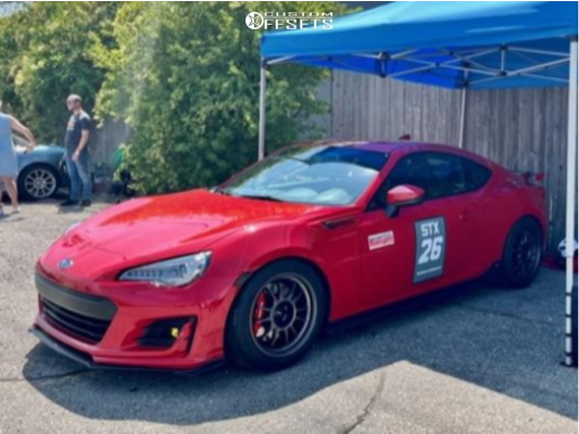 2018 Subaru BRZ with 17x9 40 Konig Hypergram and 255/40R17 Kumho