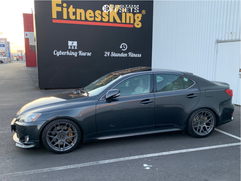 レクサスis250 2010 Lexus IS250 with 18x8.5 35 Japan Racing Jr18 and 225/40R18