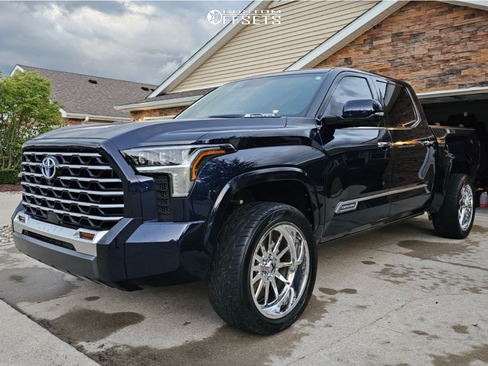 2022 Toyota Tundra with 22x10 -24 KG1 Forged Clockwork and 305