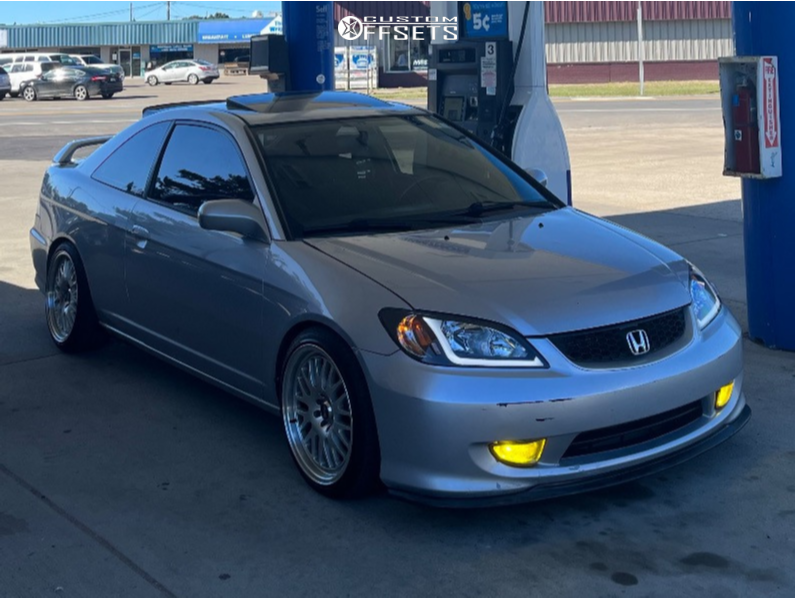 2005 Honda Civic with 17x8 25 XXR 531 and 215/45R17 Nitto Neo Gen