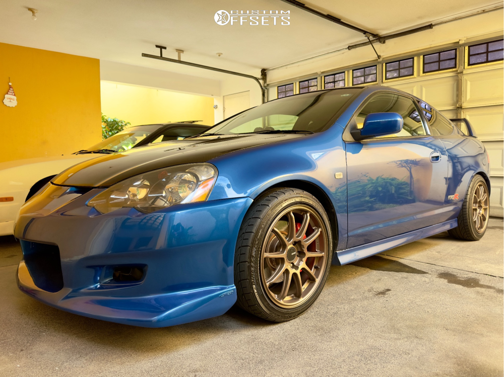2002 Honda Integra Dc5 Type R with 17x8 40 Enkei Triumph and 215