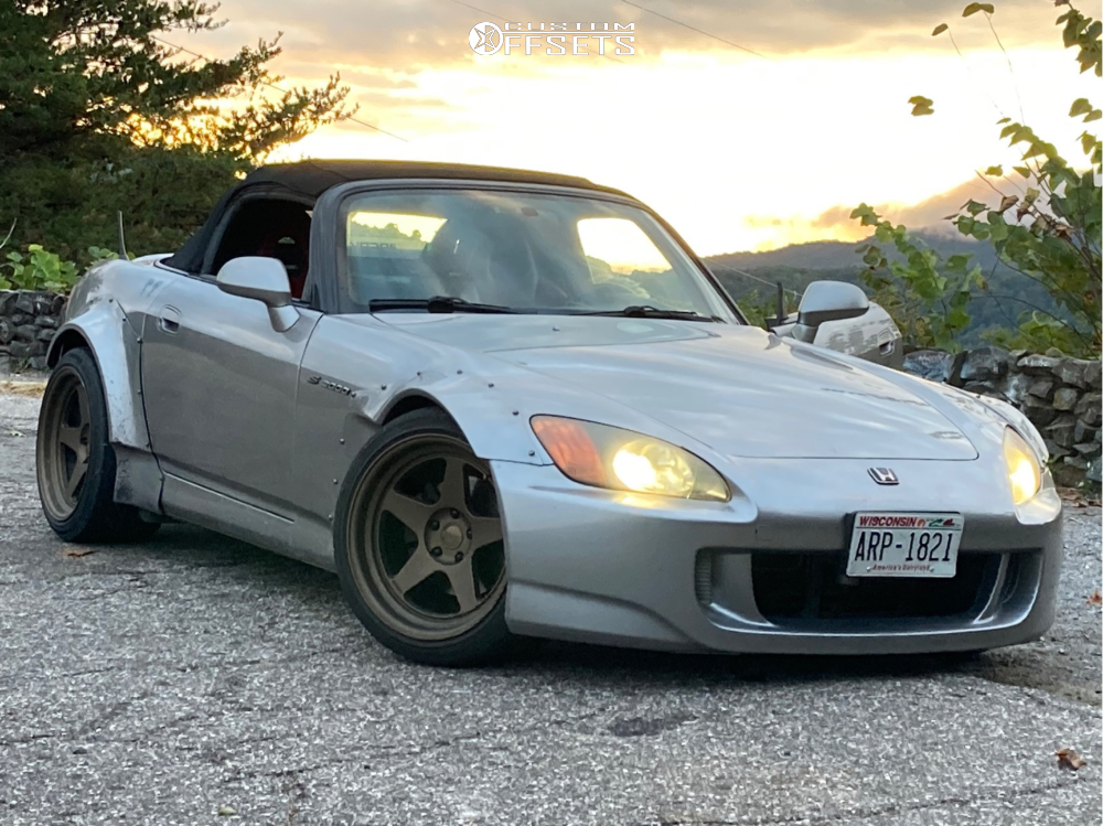 2000 Honda S2000 with 18x10.5 12 Kansei Knp and 265/35R18 Kenda