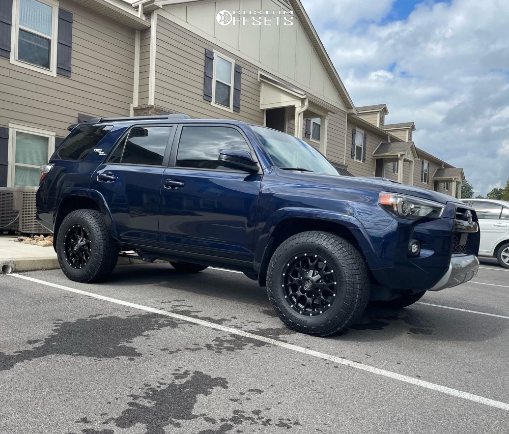 2022 Toyota 4Runner with 17x9 -12 Mayhem Warrior and 265/70R17