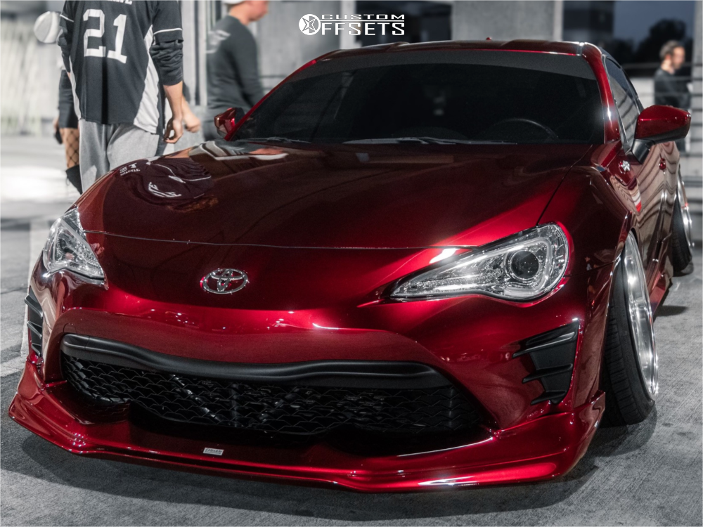 2013 Scion FR-S with 18x10 15 Work Lanvec Ld1 and 215/40R18