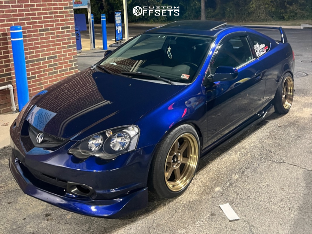 2004 Acura RSX with 17x9 20 MST Time Attack and 225/45R17 Lexani