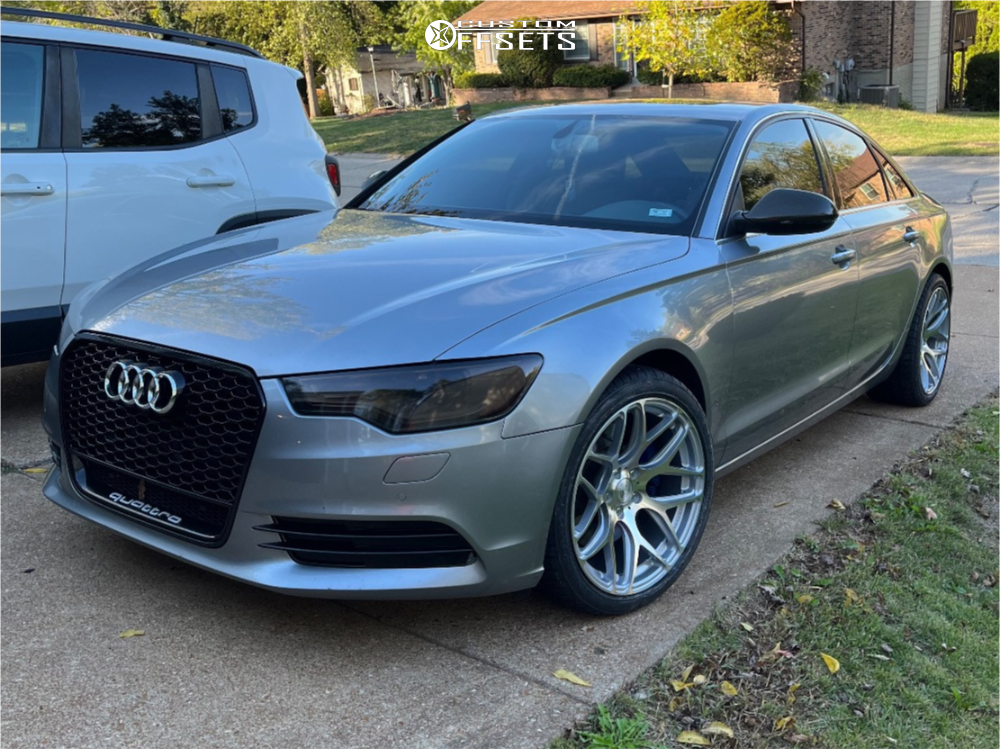 2015 Audi A6 Quattro with 19x9.5 20 Ground Force Gf9 and 275/35R19