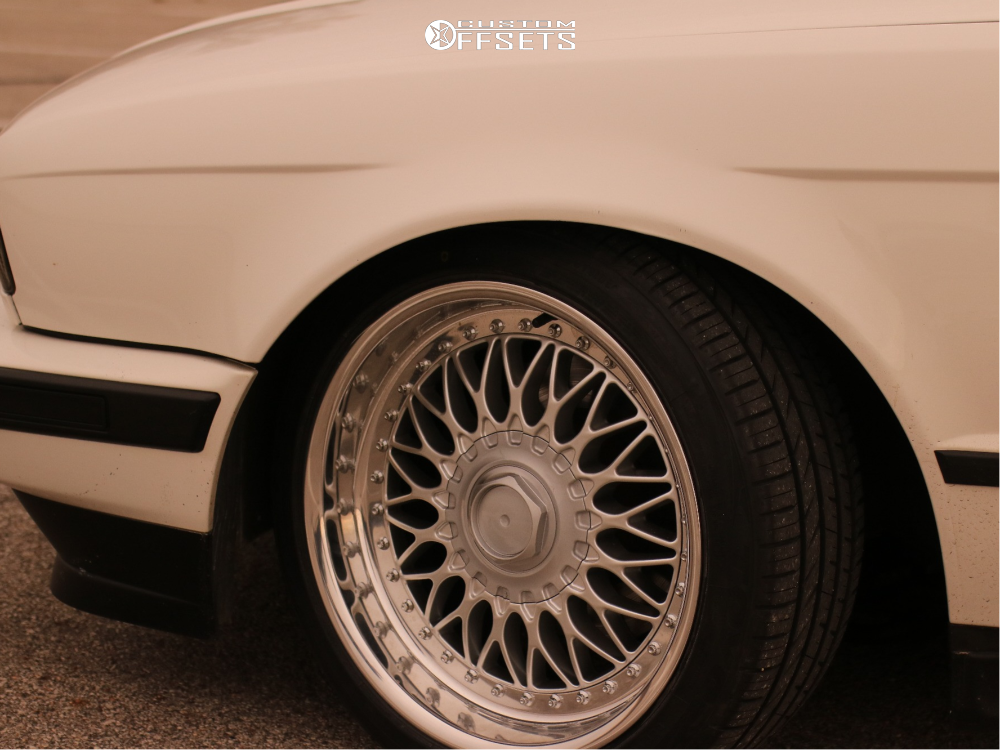 1992 BMW 535i with 17x8 20 BBS Rc090 and 225/45R17 Toyo Tires