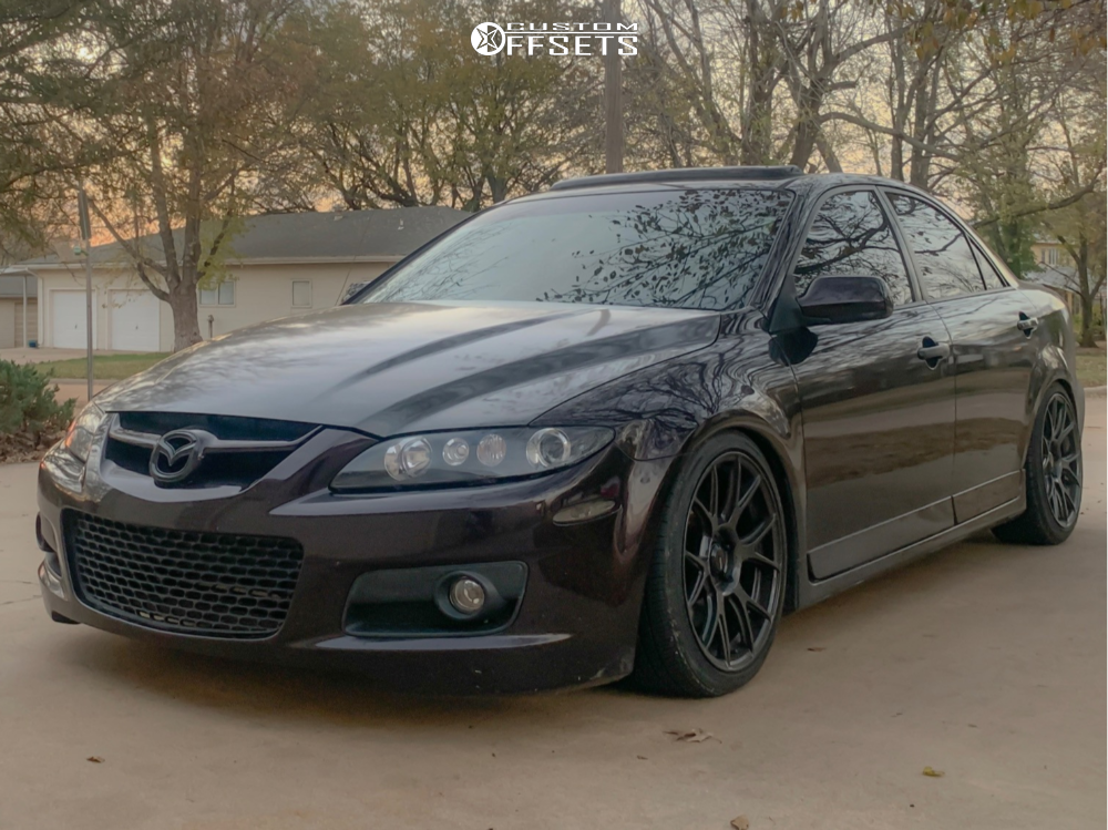 2006 Mazda 6 with 18x8.5 35 Konig Ampliform and 225/40R18 Ironman