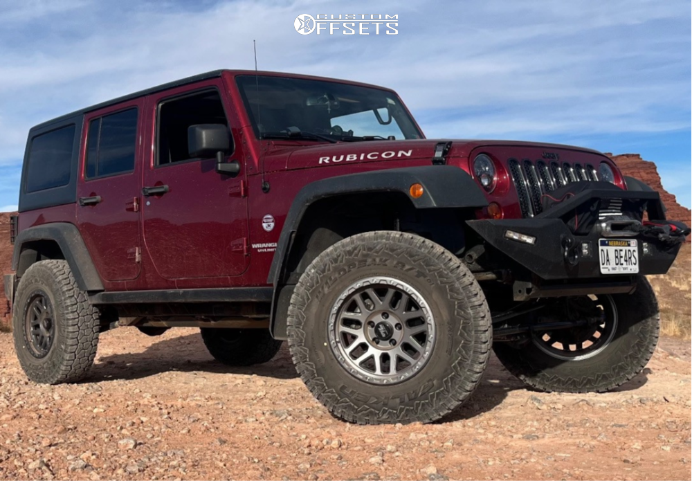 2013 Jeep Wrangler with 17x9 -12 Rocktrix Rt110 and 35/11.5R17