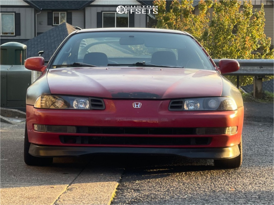 1993 Honda Prelude with 16x7 38 Focal X and 205/50R16 Falken Ziex
