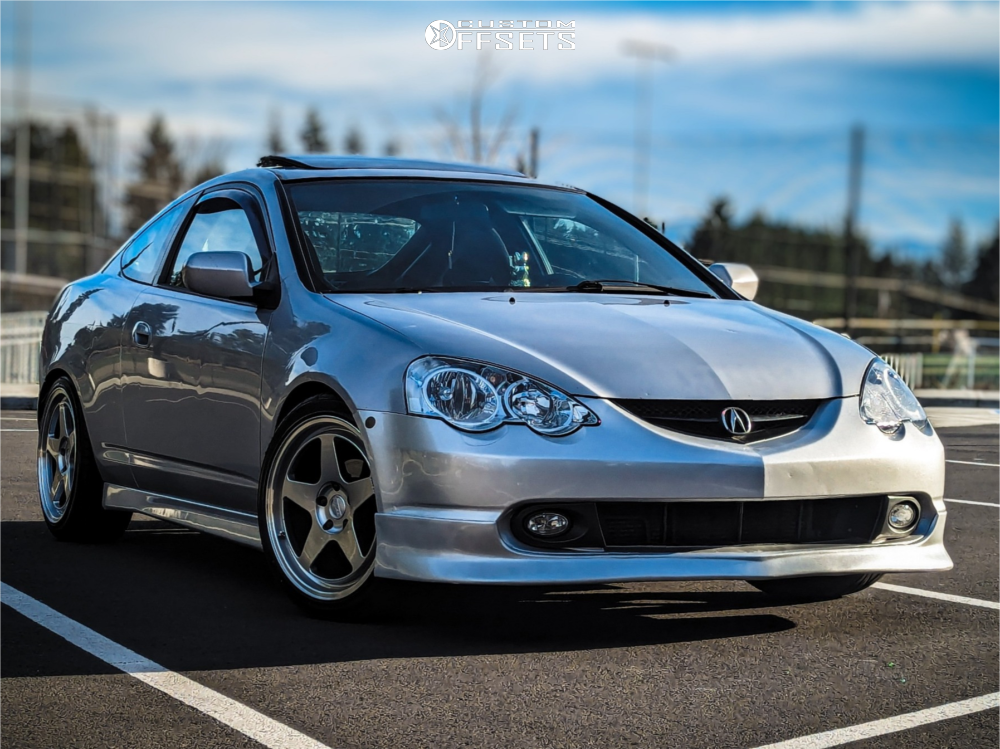2002 Acura RSX with 18x8.5 35 Kansei Knp and 225/40R18 Nitto Neo