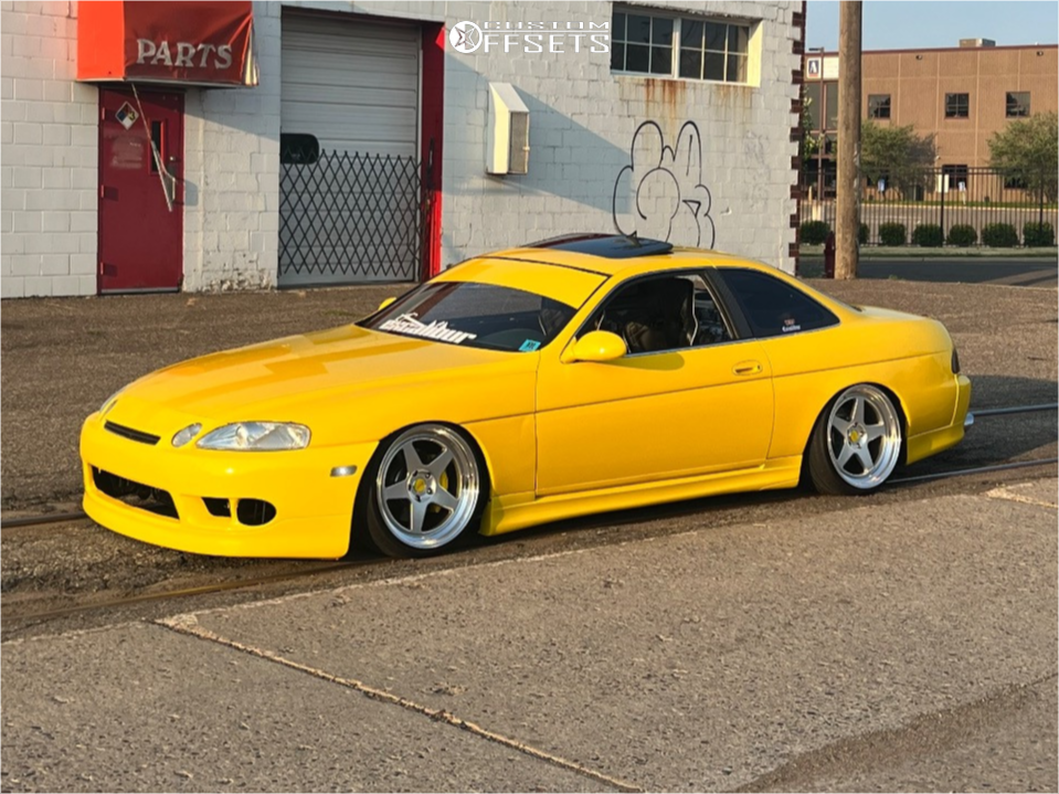 1992 Lexus SC300 with 19x10.5 22 Kansei Knp and 225/35R19 Vercelli