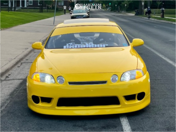 1992 Lexus SC300 with 19x10.5 22 Kansei Knp and 225/35R19 Vercelli