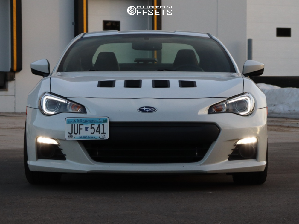 2015 Subaru BRZ with 18x9.5 40 Enkei Nt03m and 255/35R18 Falken