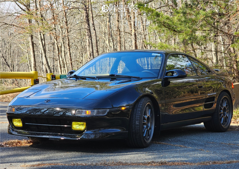 1993 Toyota MR2 with 17x8 35 Konig Hypergram and 215/40R17 Kumho