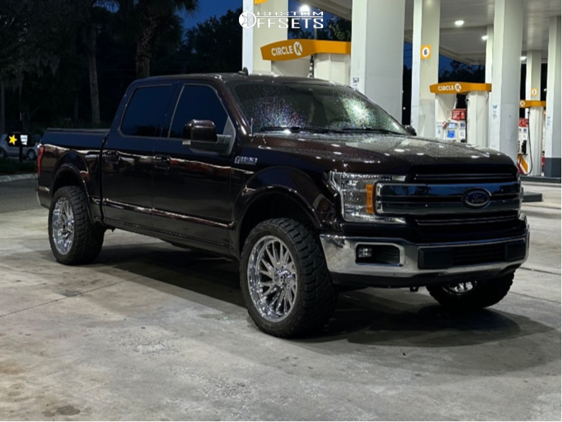2019 Ford F-150 with 22x10 -19 TIS 547c and 33/12.5R22 Predator