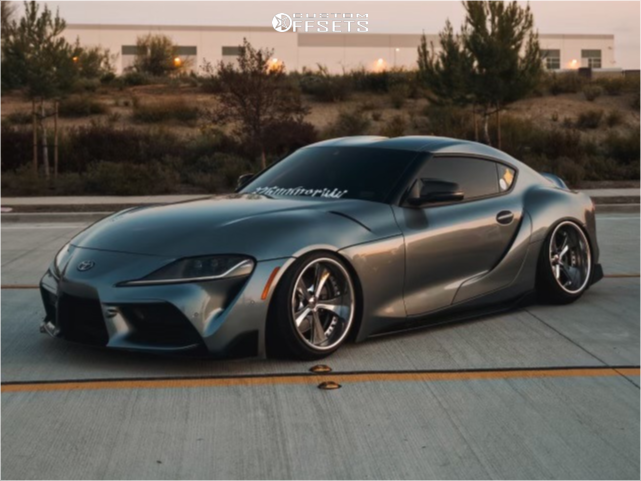 2021 Toyota GR Supra with 18x10 11 Weds Ratzingers and 215/40R18