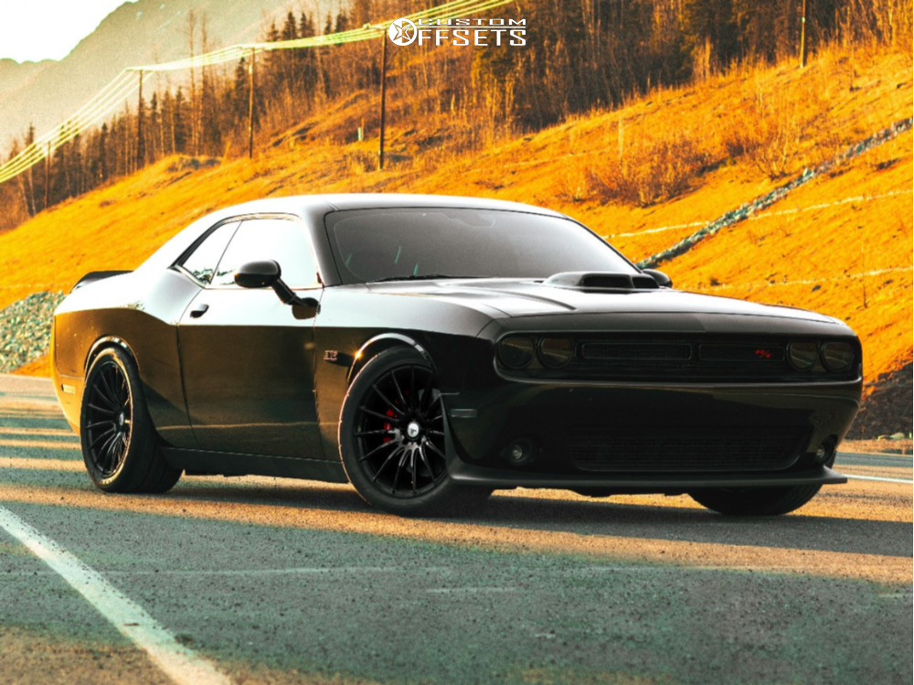 Manhattan Portage×CHALLENGER 2021 Dodge Challenger with 20x9 20 Asanti Black Abl-14 and 275