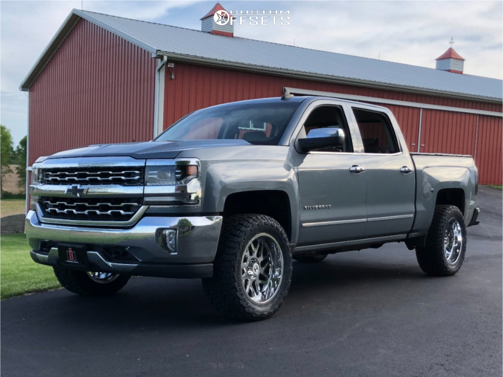 2016 Chevrolet Silverado 1500 with 20x10 -19 Hostile Sprocket and