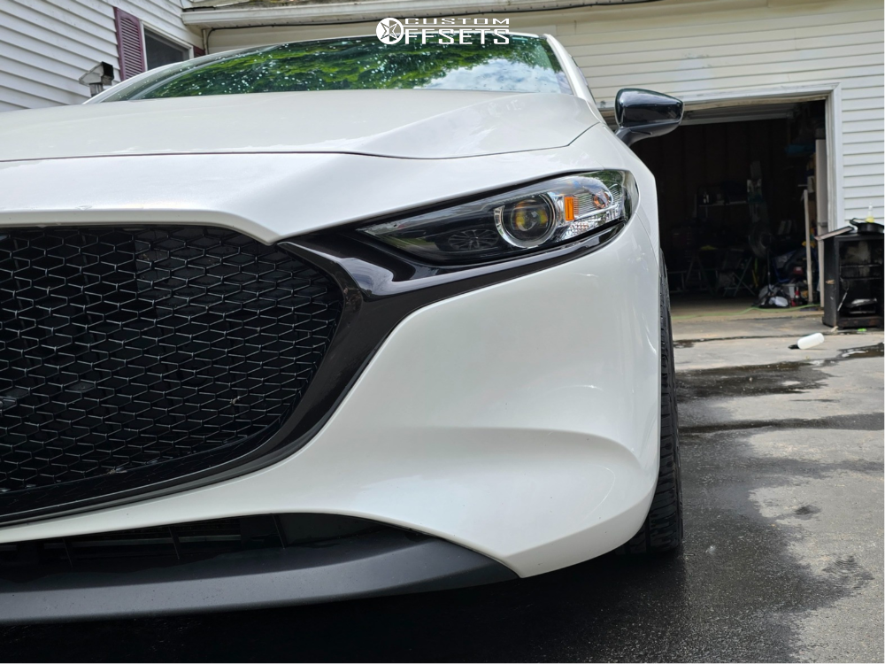 2021 Mazda 3 with 18x8.5 35 AVID1 Av6 and 235/40R18 Lexani Lxuhp