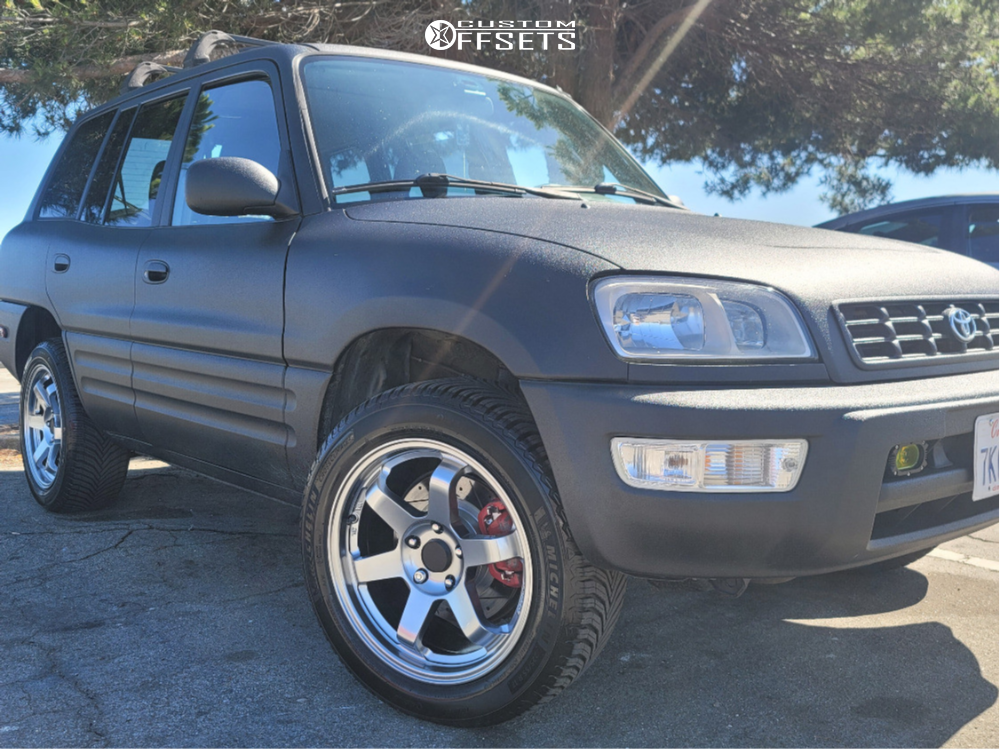 1999 Toyota RAV4 with 17x8 35 AVID1 Av6 and 225/55R17 Michelin