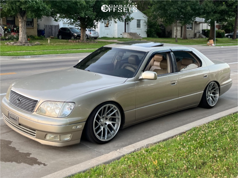 2000 Lexus LS400 with 18x10.5 22 Anovia Elder and 225/40R18