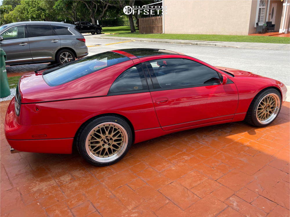 1993 Nissan 300ZX with 18x9.5 25 BBS Lm and 235/40R18 Falken
