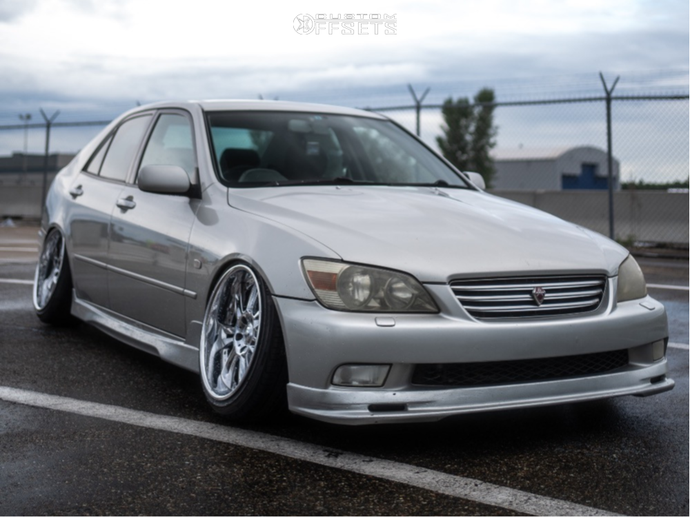 2001 Lexus IS300 with 18x10 17 Weds Glossa and 225/40R18 Zeta