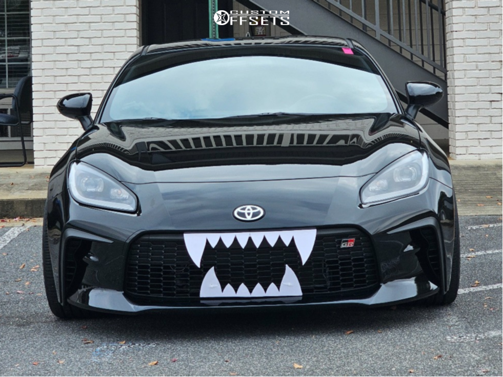 2024 Toyota GR86 with 18x9 35 Kansei Neo and 245/35R18 Falken