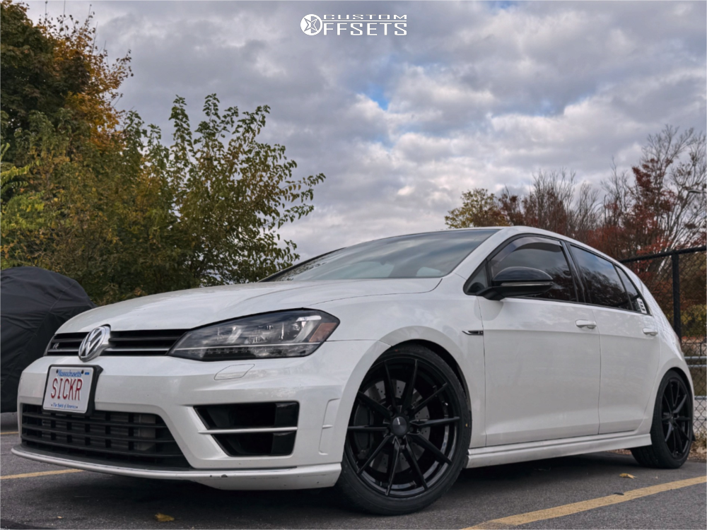 2016 Volkswagen Golf R with 18x8 45 Enkei Hornet and 225/40R18