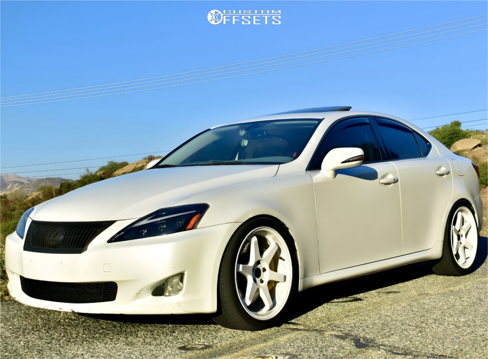 2010 Lexus IS250 with 19x8.5 35 Vors Tr37 and 235/35R19 Advanta