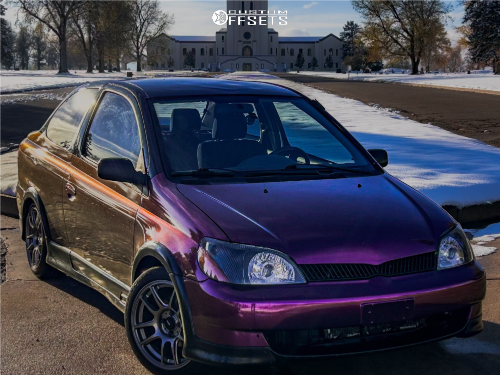2002 Toyota Echo with 16x8 38 Konig Heliogram and 205/45R16