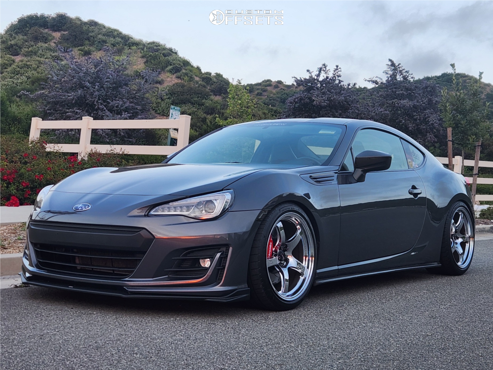 2020 Subaru BRZ with 18x9.5 38 Gram Lights 57cr and 255/35R18