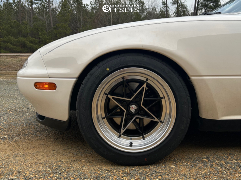 1996 Mazda Miata with 15x8 25 HD Rs-l and 205/50R15 Falken Azenis