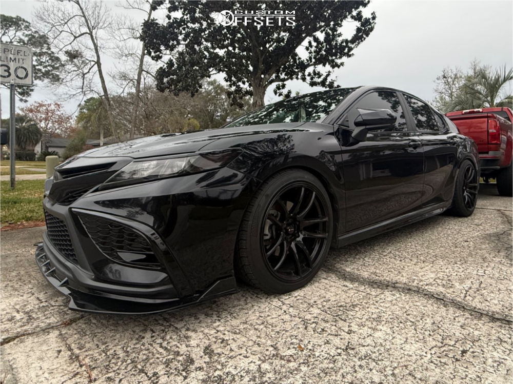 2021 Toyota Camry with 19x9.5 35 Vors Tr4 and 245/40R19 Kosic Drs