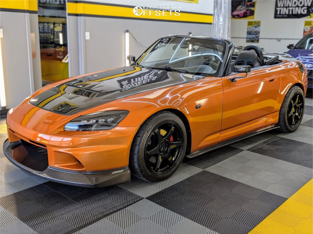 2003 Honda S2000 with 17x9 40 Enkei T6r and 215/45R17 Firestone