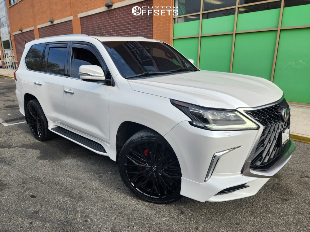 2020 Lexus LX570 with 24x10 30 Lexani Aries and 285/35R24 Toyo