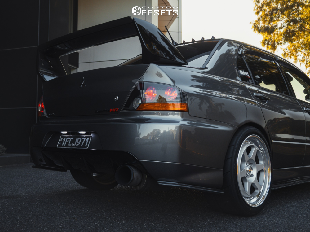 2005 Mitsubishi Lancer with 18x9.5 21 Work Meister L1 3p and 255 2005 Mitsubishi Lancer with 18x9.5 21 Work Meister L1 3p and 255