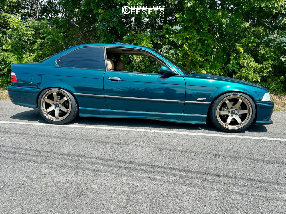 1995 BMW 325is with 18x8.5 35 AVID1 AV6 and 225/40R18 Accelera 651