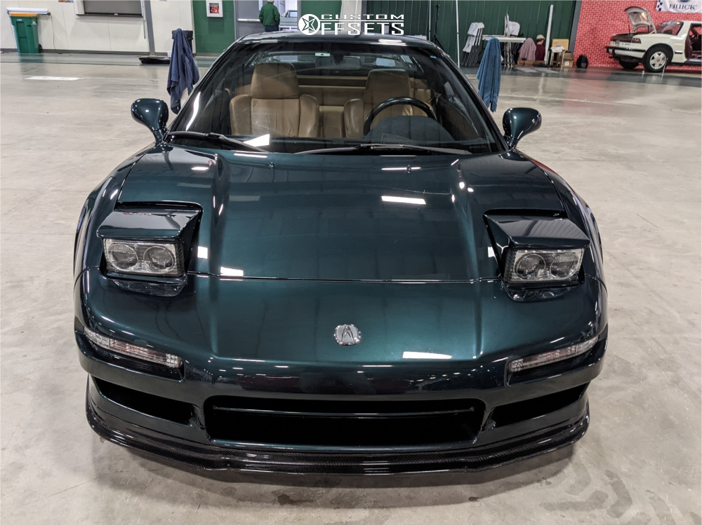 1995 Acura NSX with 17x8 45 Konig Hypergram and 215/45R17 Falken