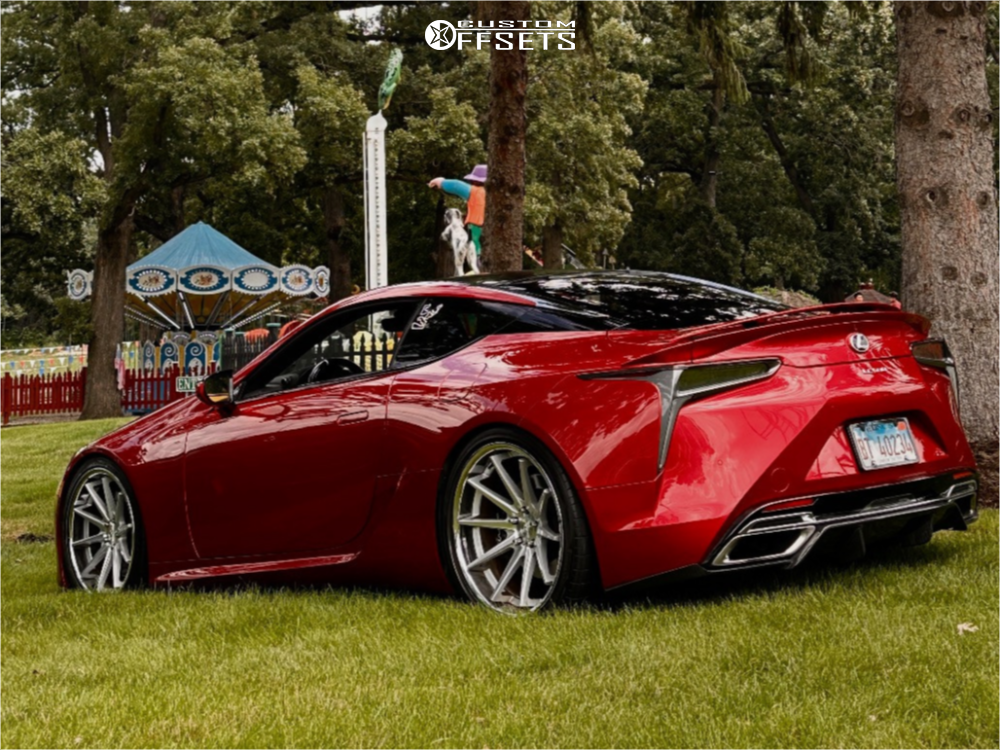 2018 Lexus LC500 with 22x9.5 15 Ferrada Fr4 and 265/35R22 Pirelli