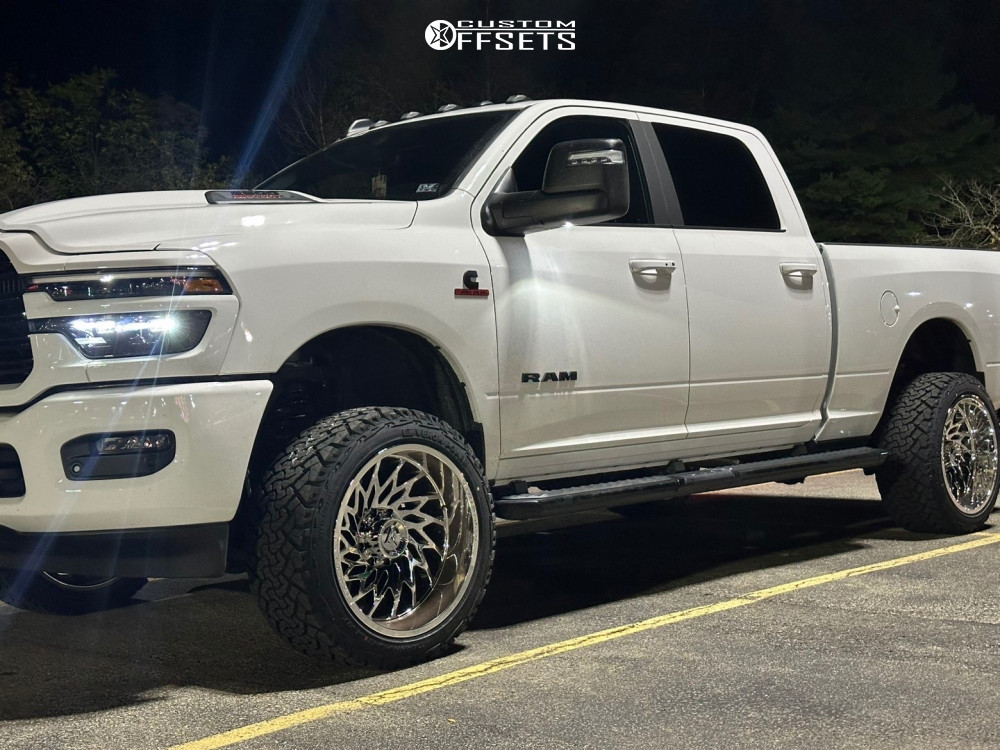 2025 Ram 2500 with 22x12 -44 Fittipaldi Offroad Fa20 and 33/12.5
