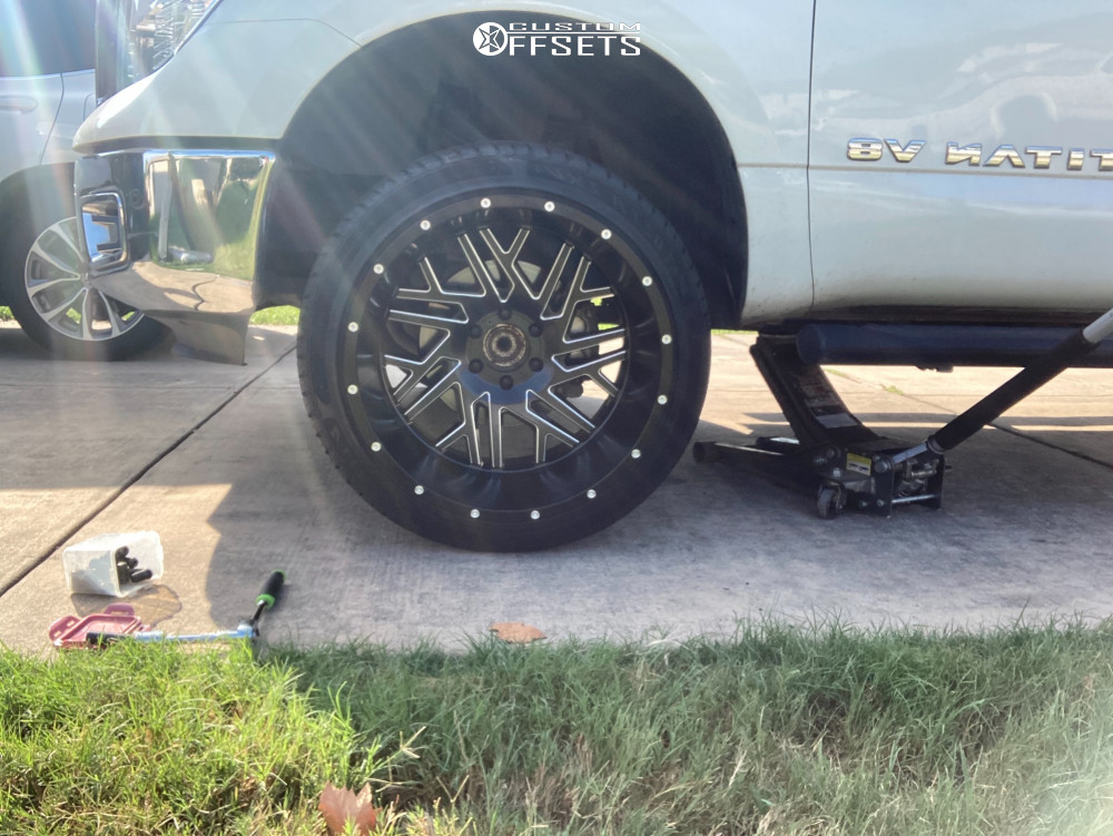 2018 Nissan Titan with 22x14 -76 Scorpion Sc29 and 305/40R22