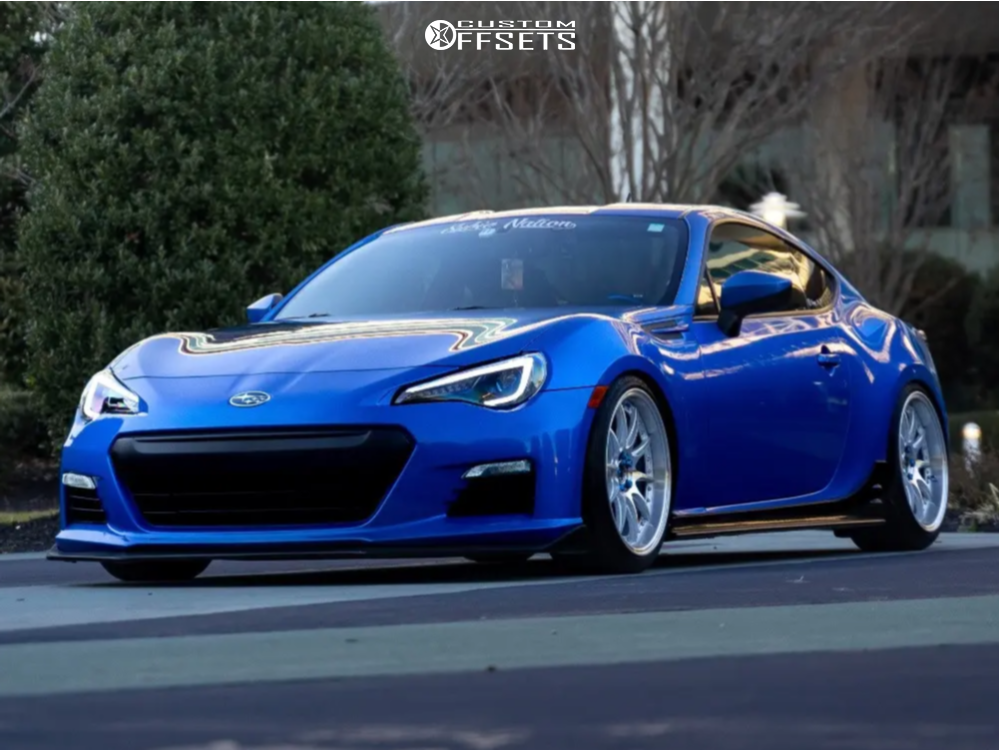2013 Subaru BRZ with 18x8.5 35 Aodhan Ds07 and 215/40R18 Federal