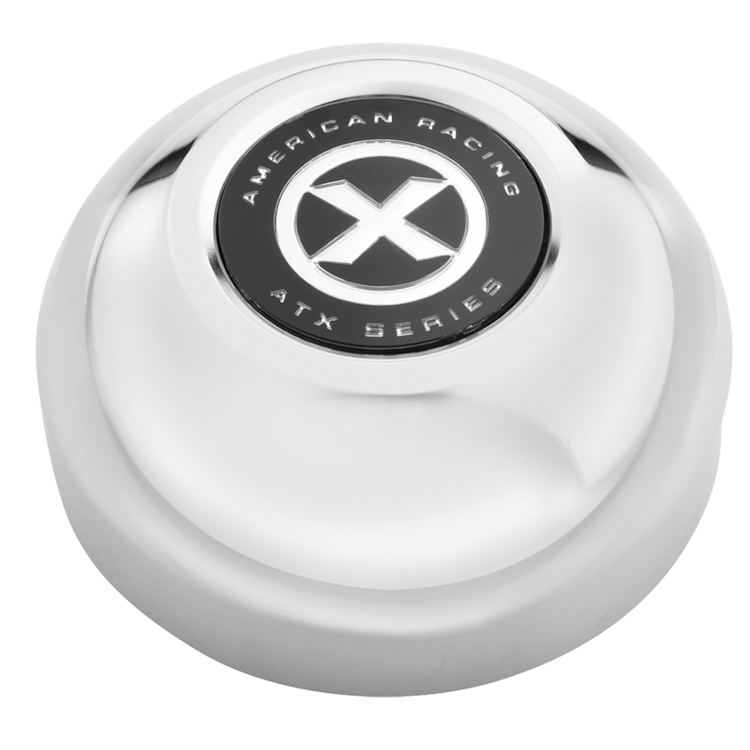ATX Rear Axle Cover Cap Chrome